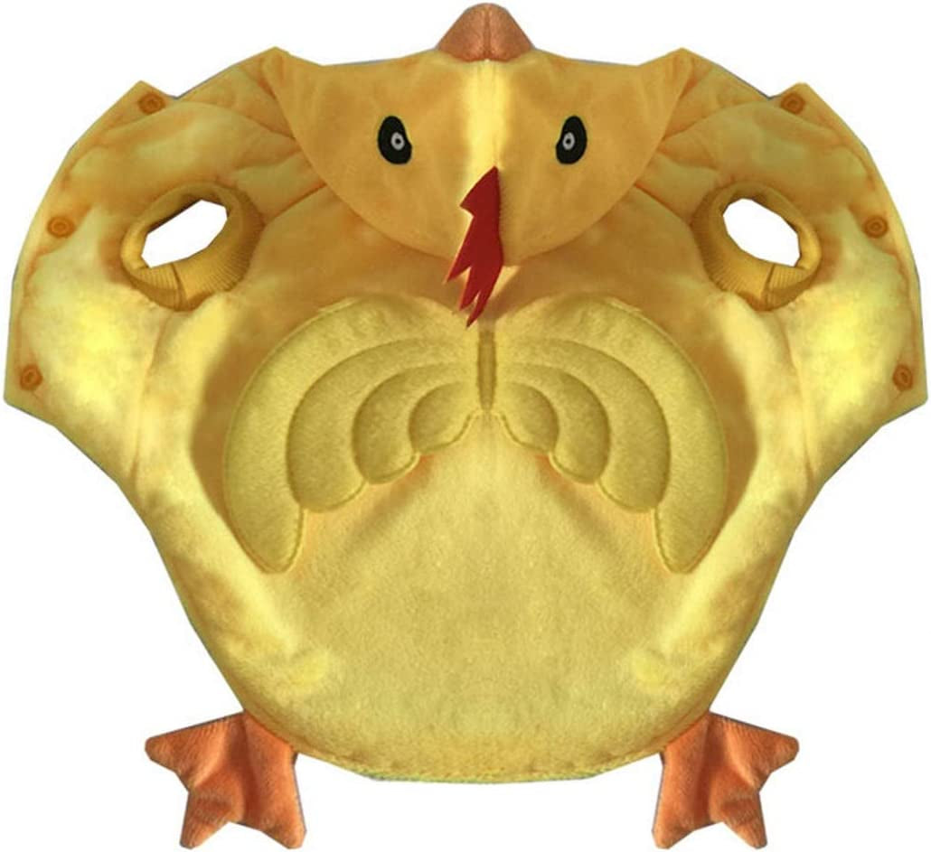 Dog Chicken Costume Pet Halloween Christmas Cosplay Costumes Funny Puppy Cat Winter Coat Hoodie Outfits Sweater Clothes