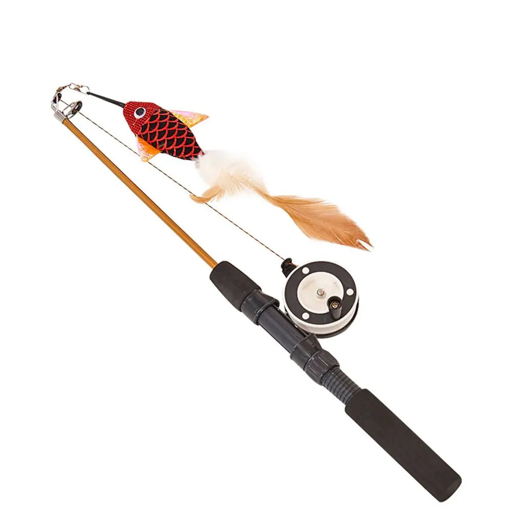Retractable Cat Fishing Toy