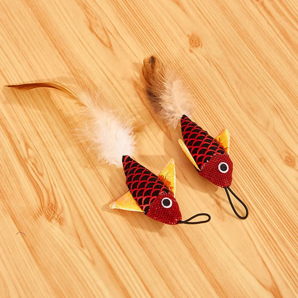 Retractable Cat Fishing Toy